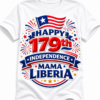Liberia Independence T-Shirt – Celebrate 179 Years of Freedom and Pride